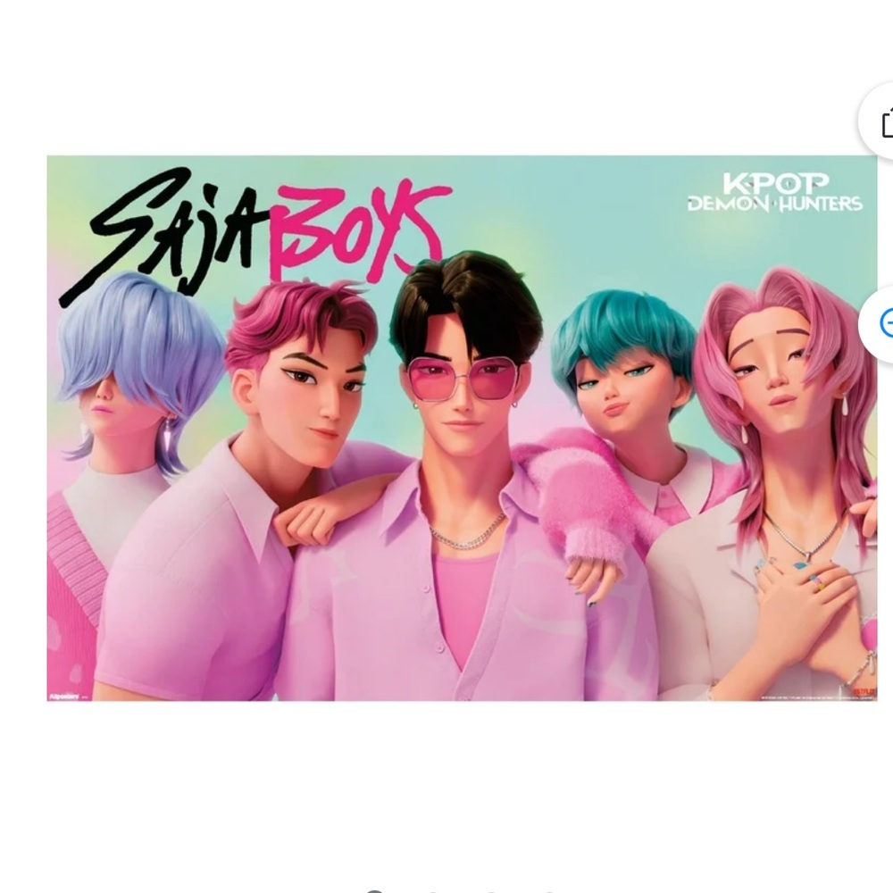 KPOP Demon Hunter Saja Boys Wall Poster
